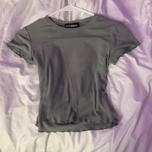 GREEN FITTED TOP SIZE S